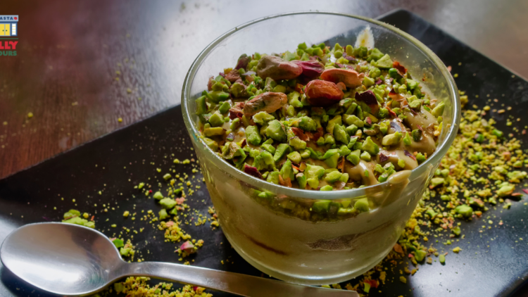 Pistachio Tiramisu in a Glass Jar